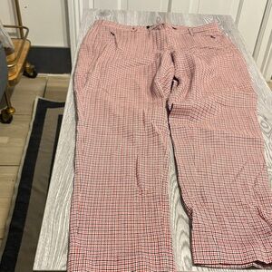 Women’s Red Checkered slacks